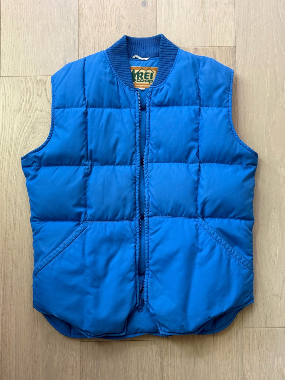 REI Blue Goose Down Puffer Vest